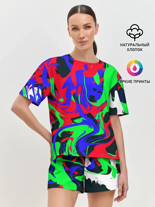 Женская пижама с шортами