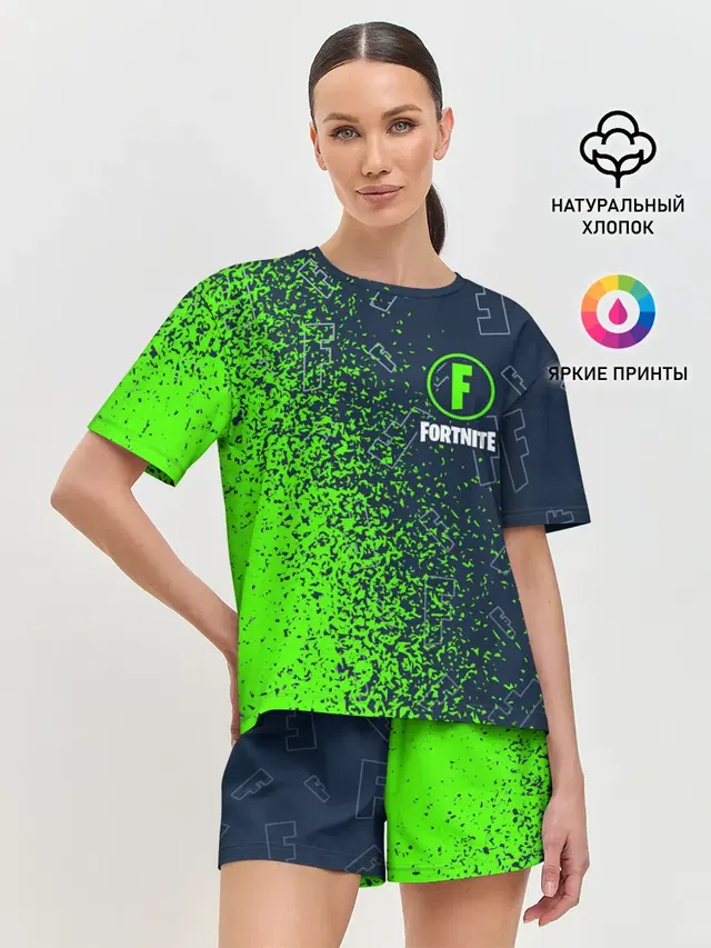 Женская пижама с шортами