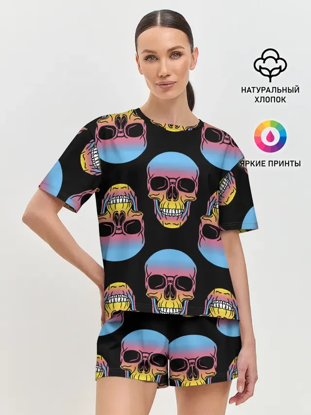 Женская пижама с шортами