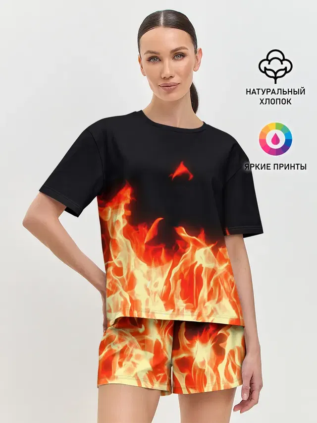 Женская пижама с шортами