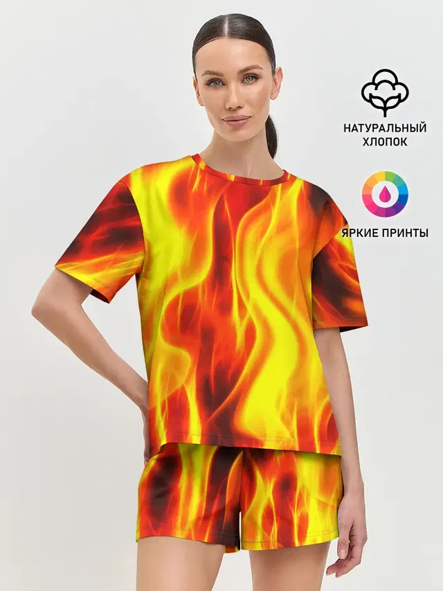 Женская пижама с шортами