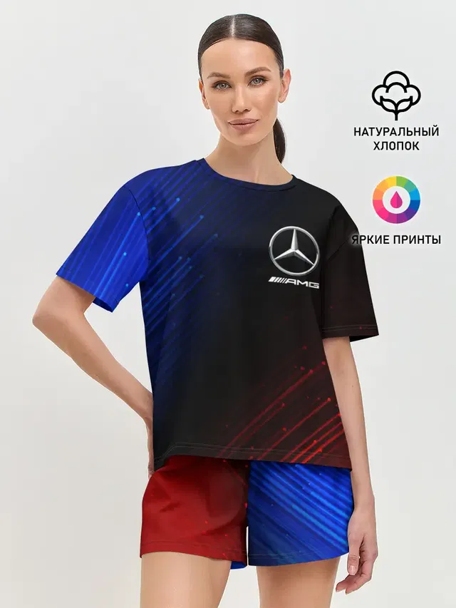 Женская пижама с шортами