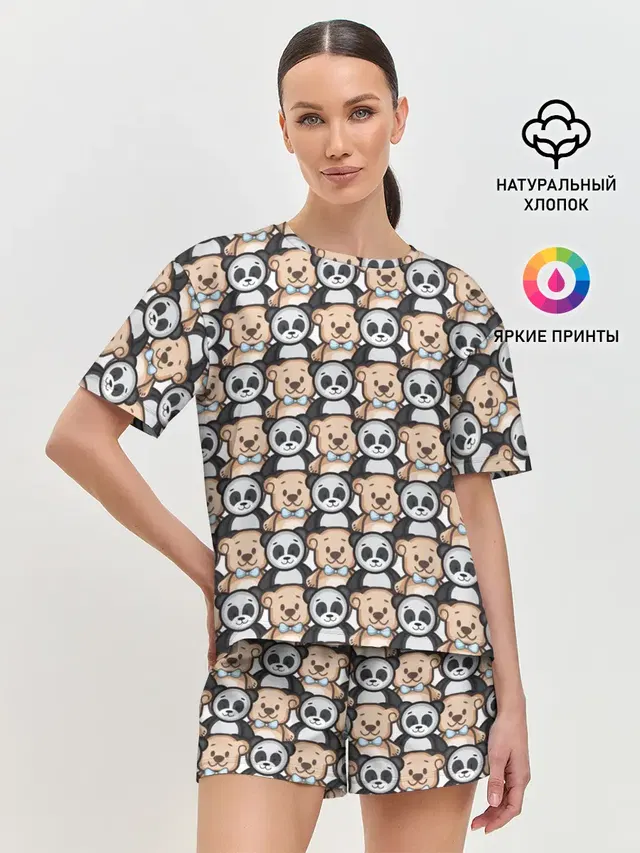 Женская пижама с шортами