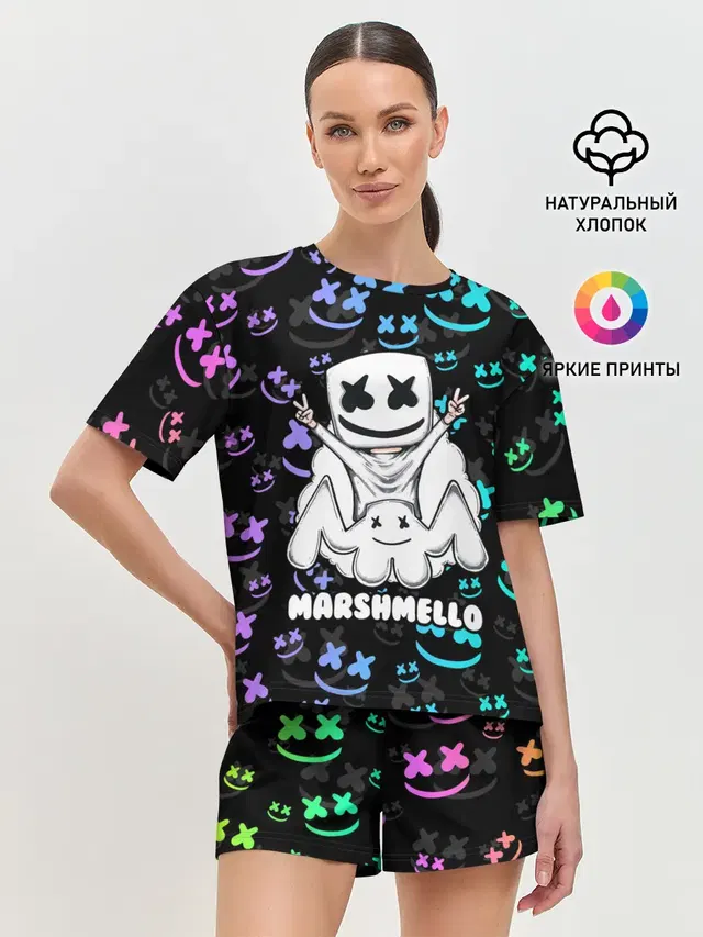 Женская пижама с шортами
