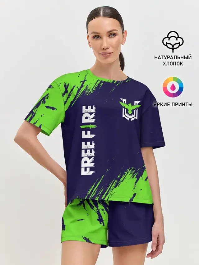 Женская пижама с шортами