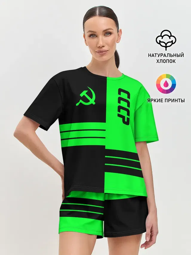 Женская пижама с шортами