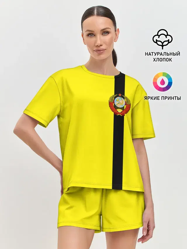 Женская пижама с шортами