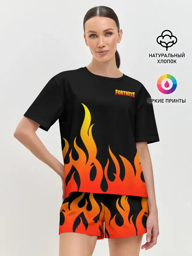 Женская пижама с шортами