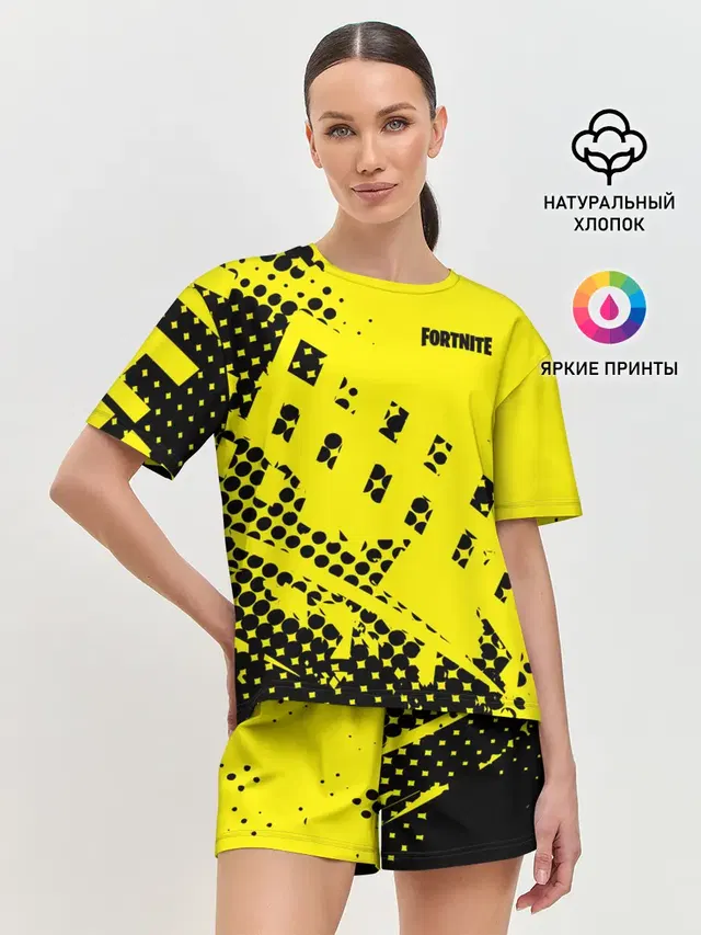 Женская пижама с шортами