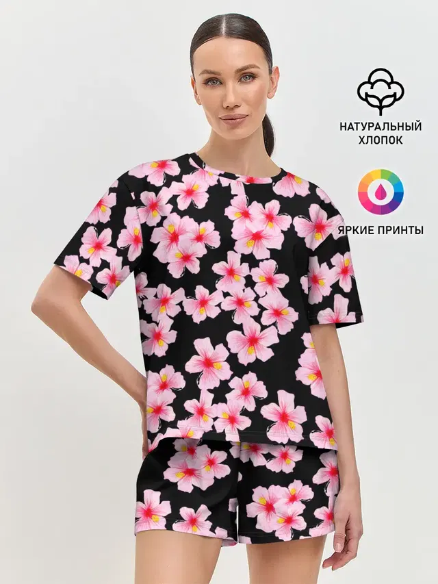 Женская пижама с шортами