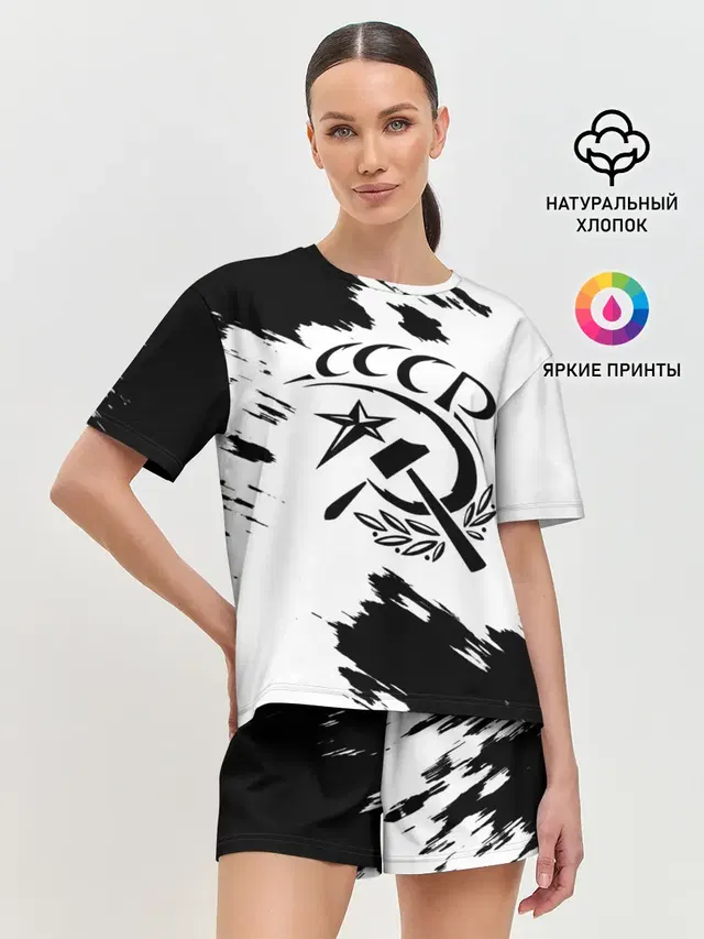 Женская пижама с шортами