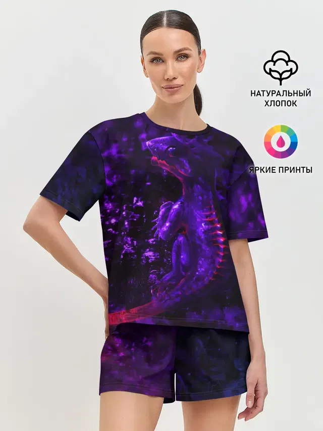 Женская пижама с шортами