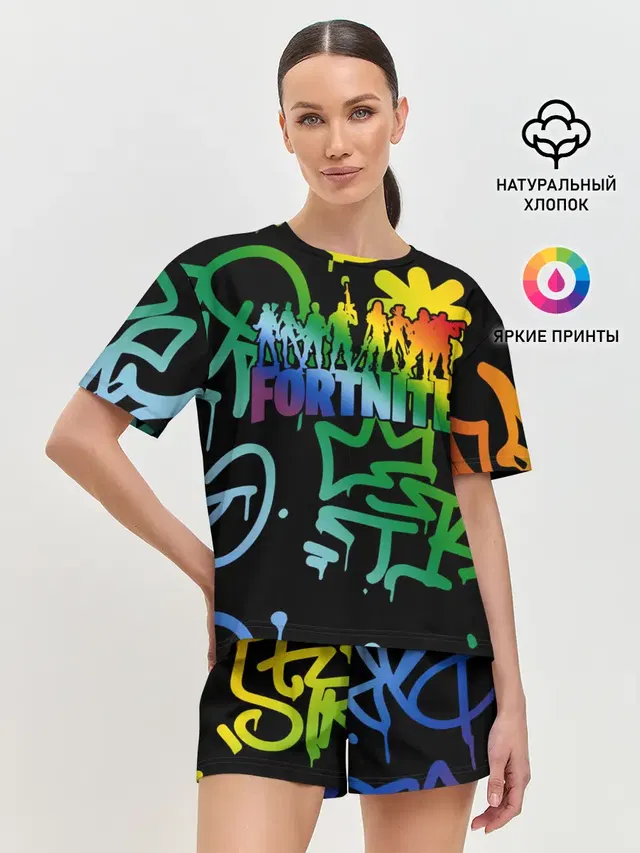 Женская пижама с шортами