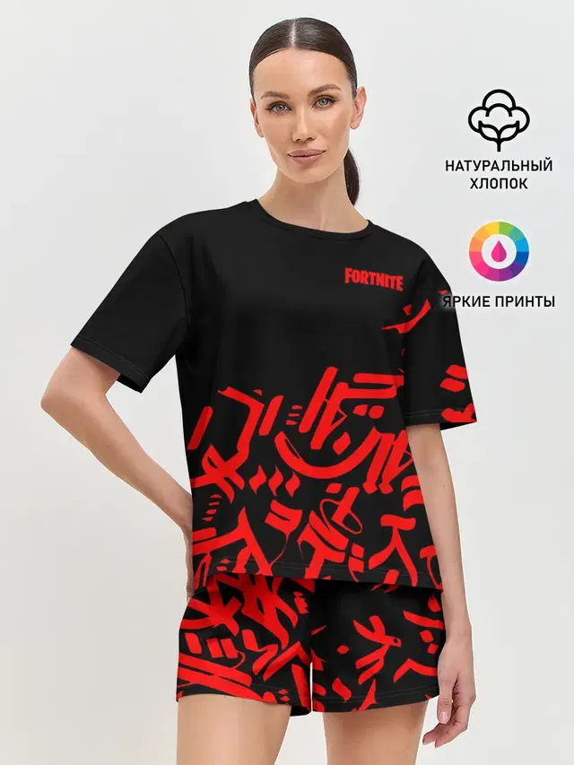 Женская пижама с шортами