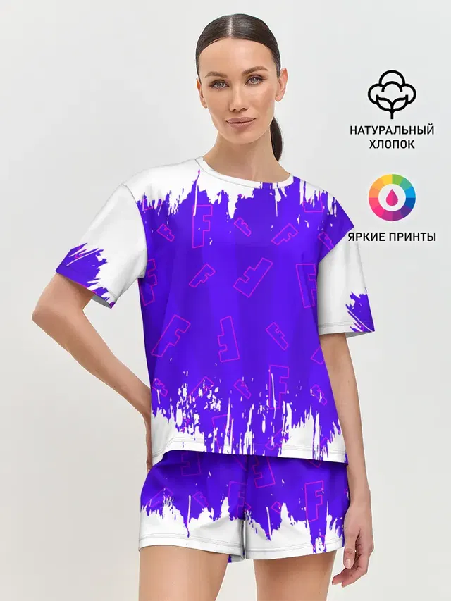 Женская пижама с шортами