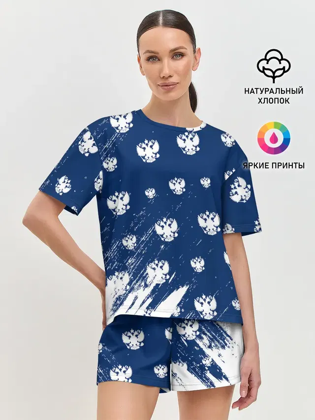 Женская пижама с шортами