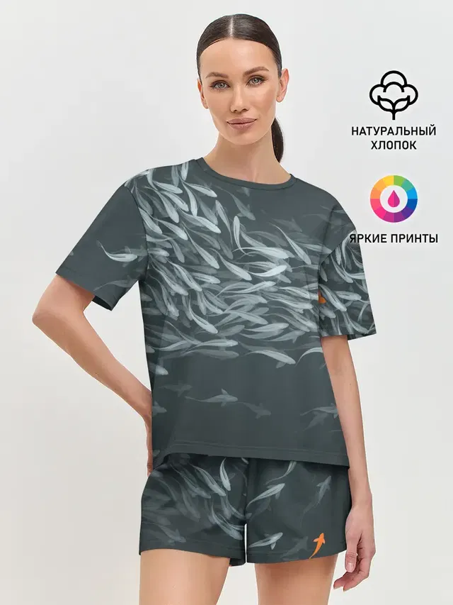 Женская пижама с шортами