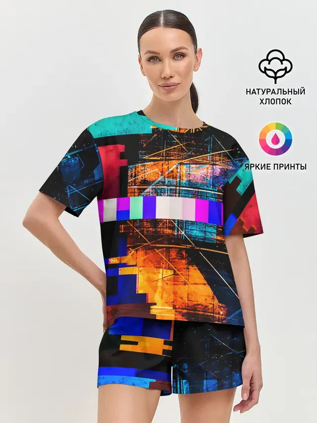 Женская пижама с шортами
