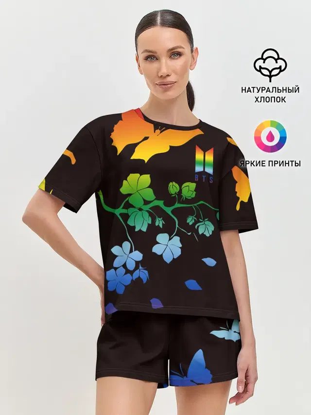 Женская пижама с шортами