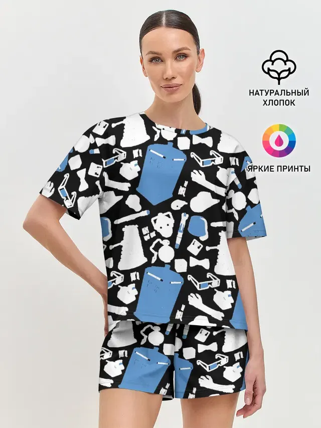 Женская пижама с шортами