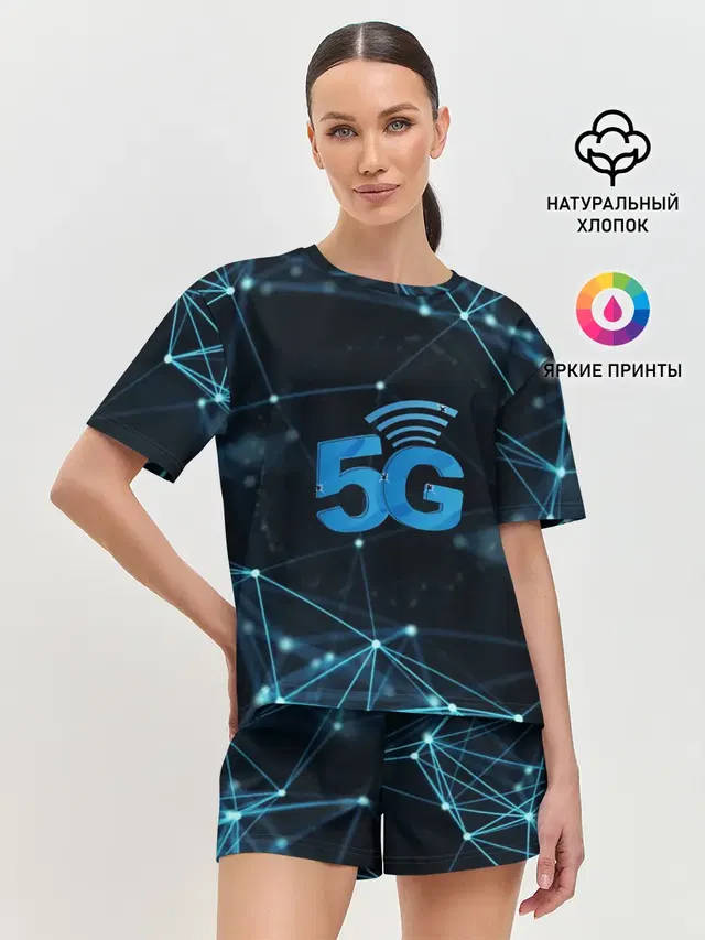 Женская пижама с шортами