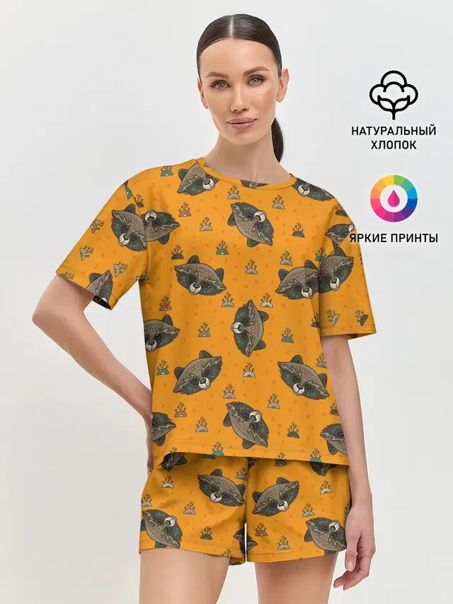 Женская пижама с шортами