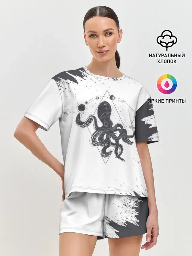 Женская пижама с шортами