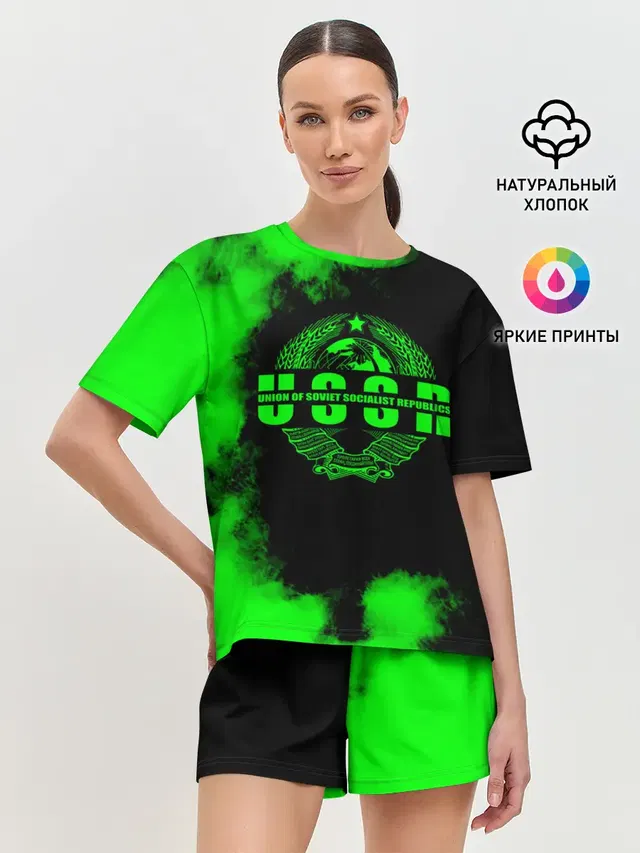 Женская пижама с шортами