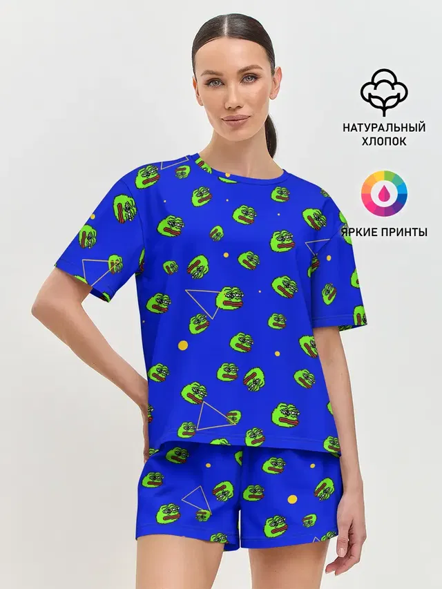 Женская пижама с шортами
