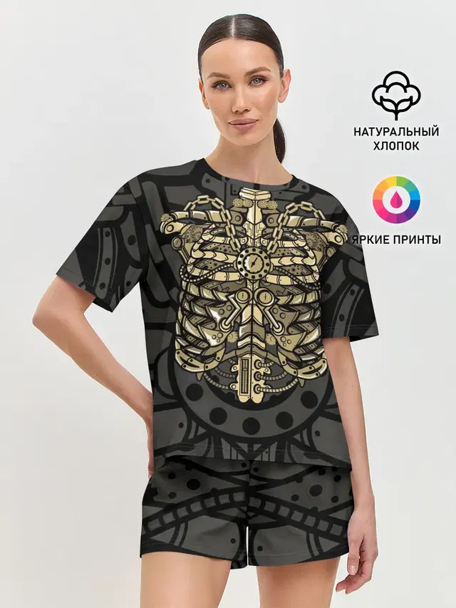 Женская пижама с шортами