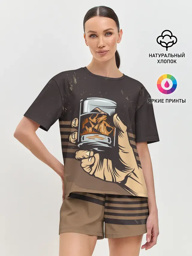 Женская пижама с шортами