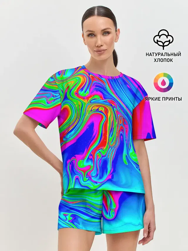 Женская пижама с шортами