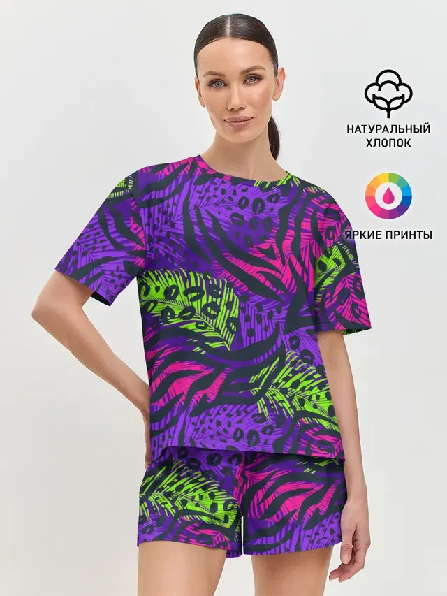 Женская пижама с шортами