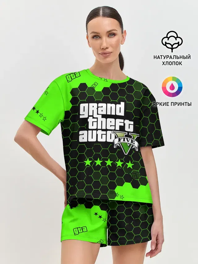 Женская пижама с шортами