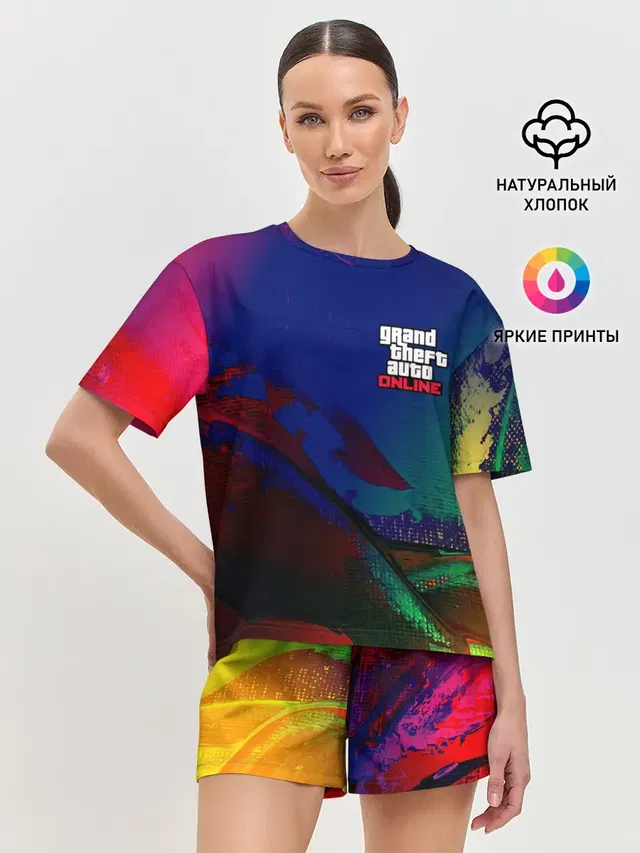 Женская пижама с шортами
