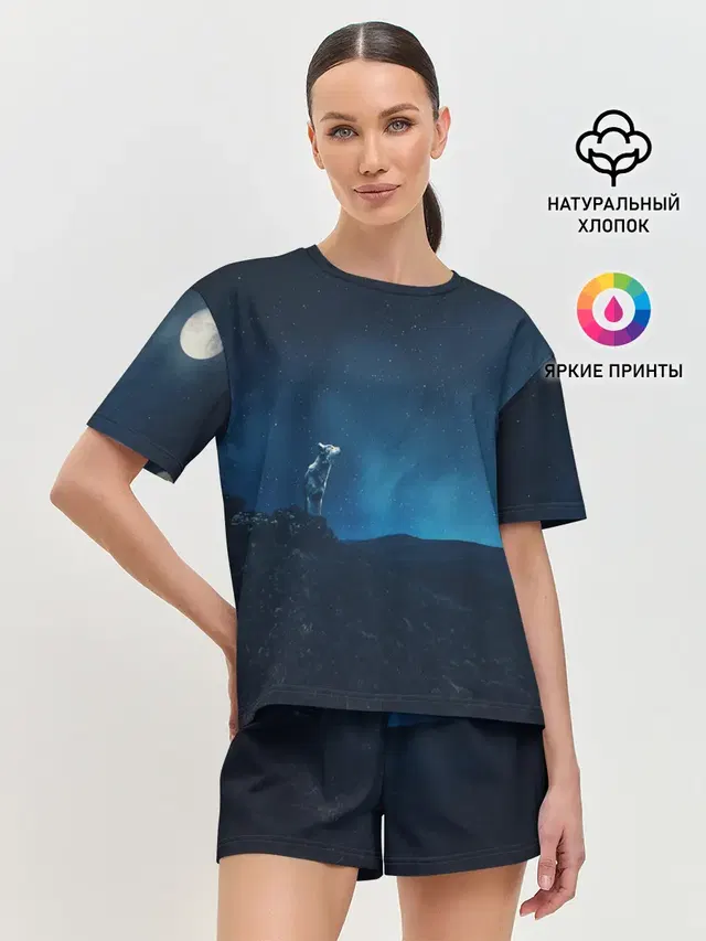 Женская пижама с шортами