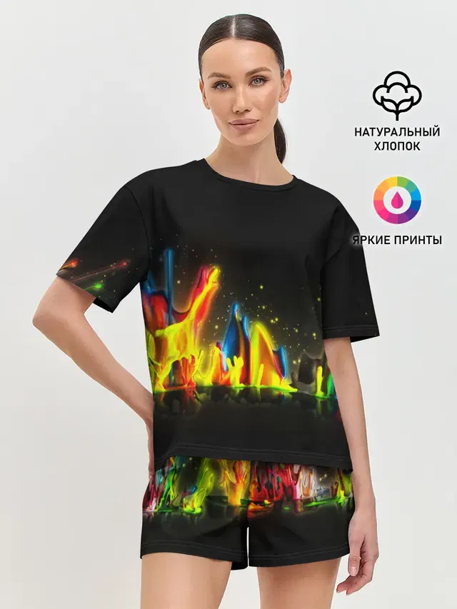 Женская пижама с шортами