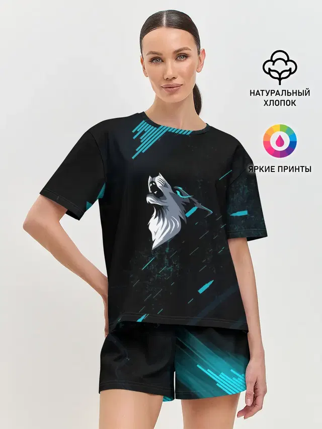 Женская пижама с шортами