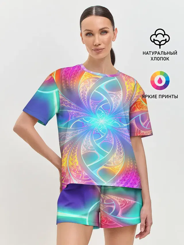 Женская пижама с шортами