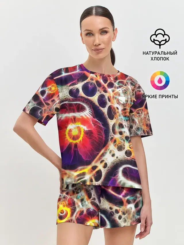 Женская пижама с шортами
