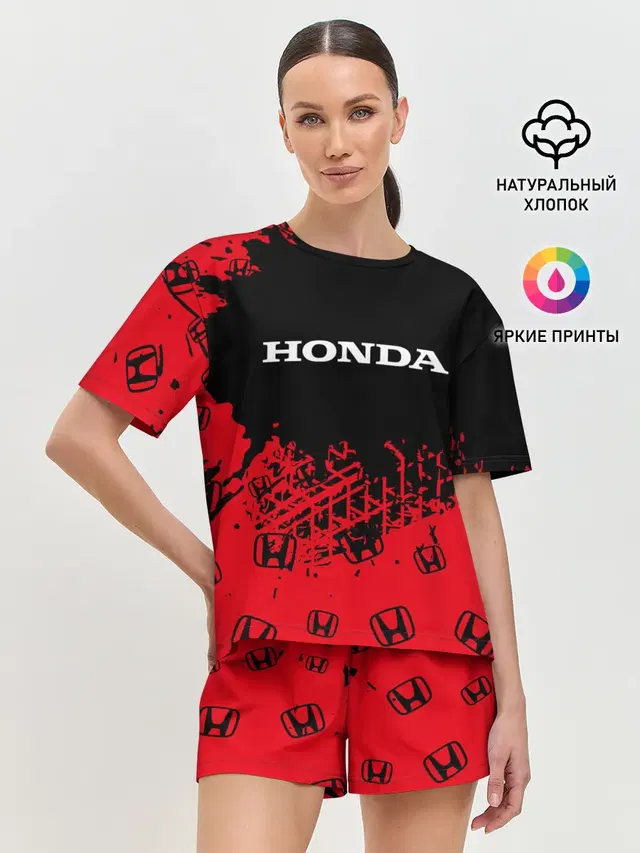 Женская пижама с шортами