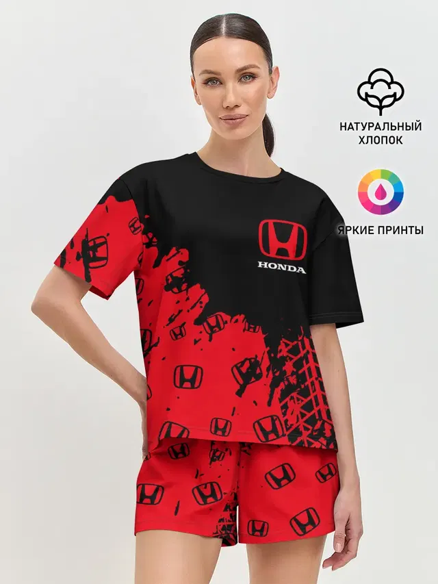 Женская пижама с шортами