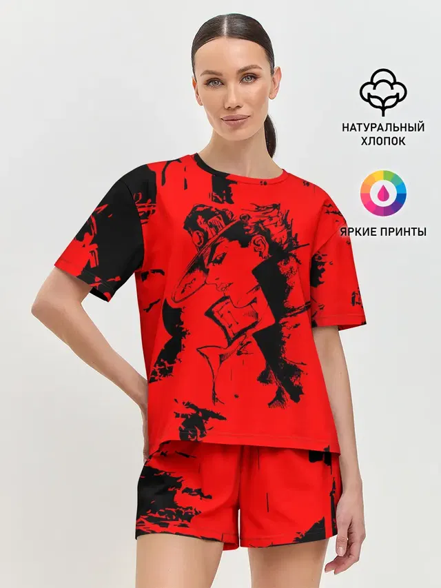 Женская пижама с шортами