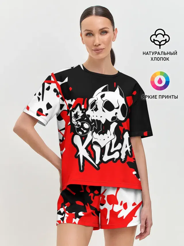 Женская пижама с шортами