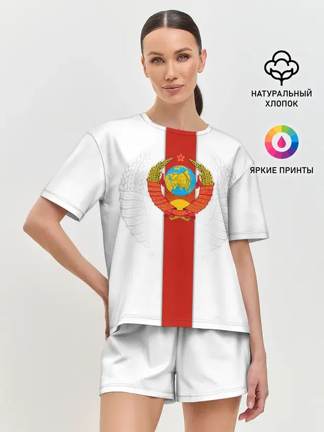 Женская пижама с шортами