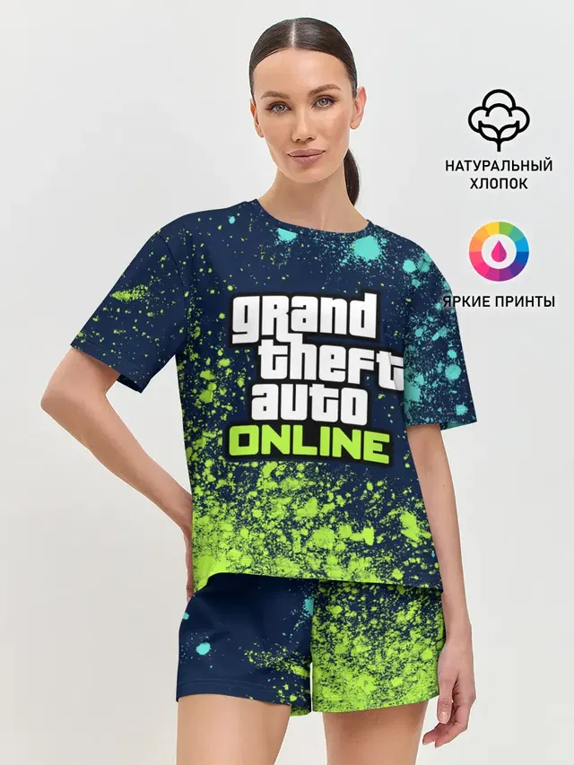 Женская пижама с шортами