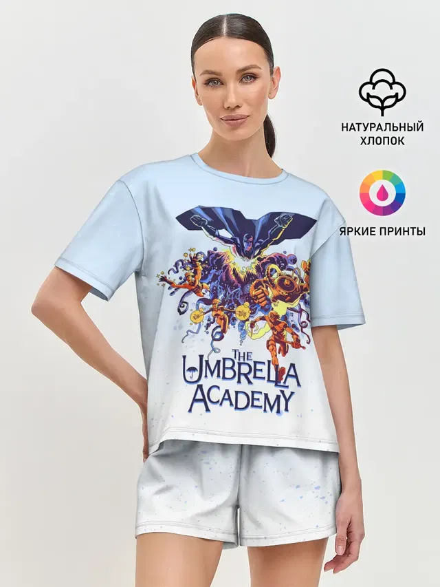 Женская пижама с шортами