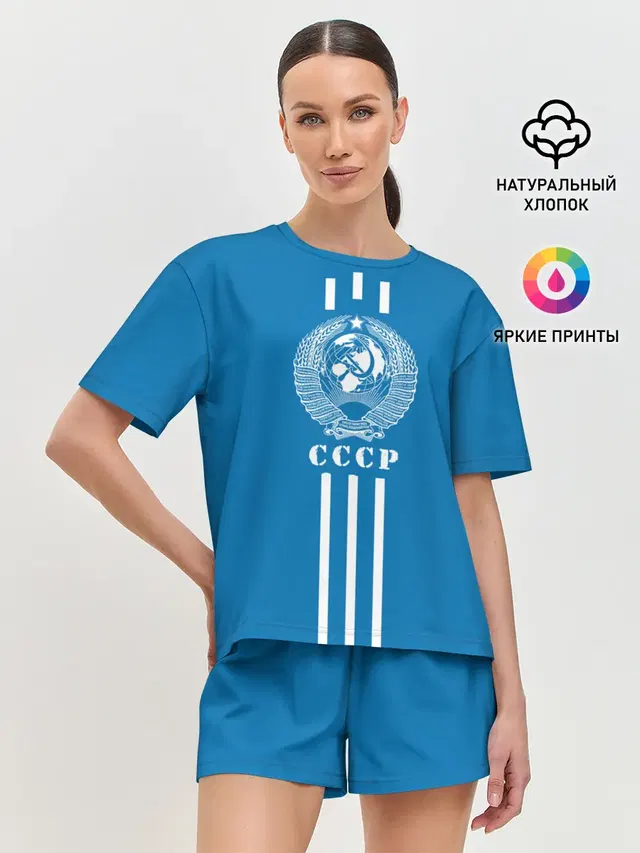 Женская пижама с шортами
