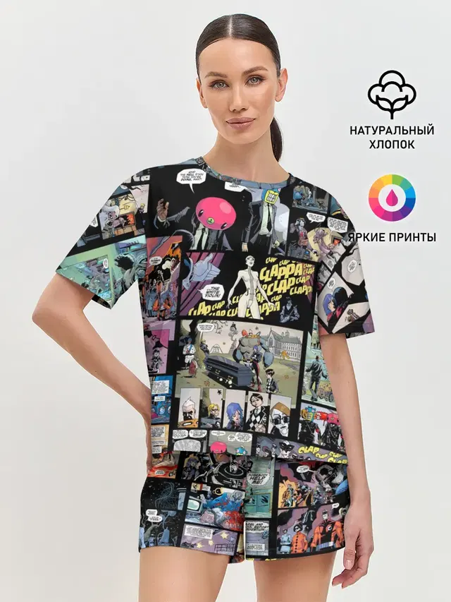 Женская пижама с шортами
