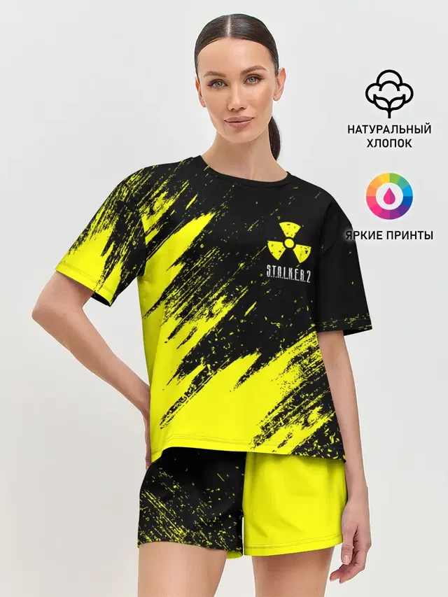 Женская пижама с шортами